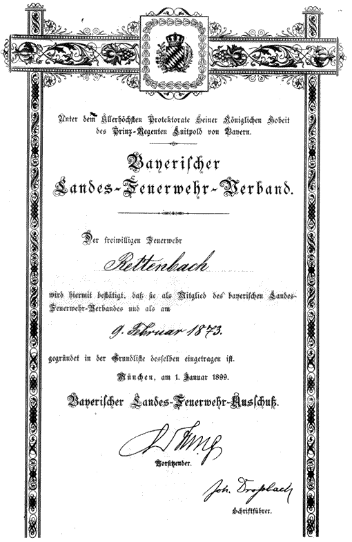 Grndungsurkunde 1873